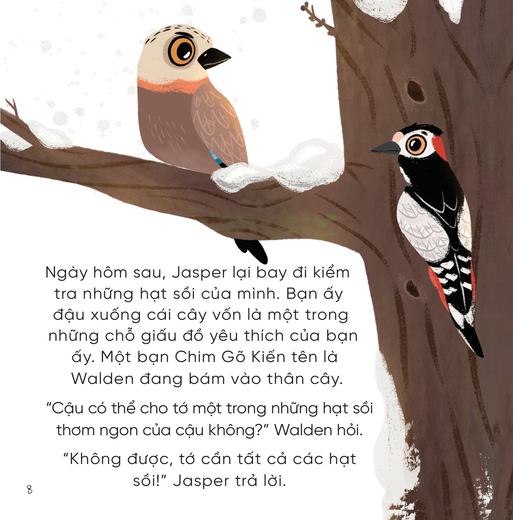 những bài học nhỏ từ rừng xanh - chú chim ích kỷ học cách chia sẻ