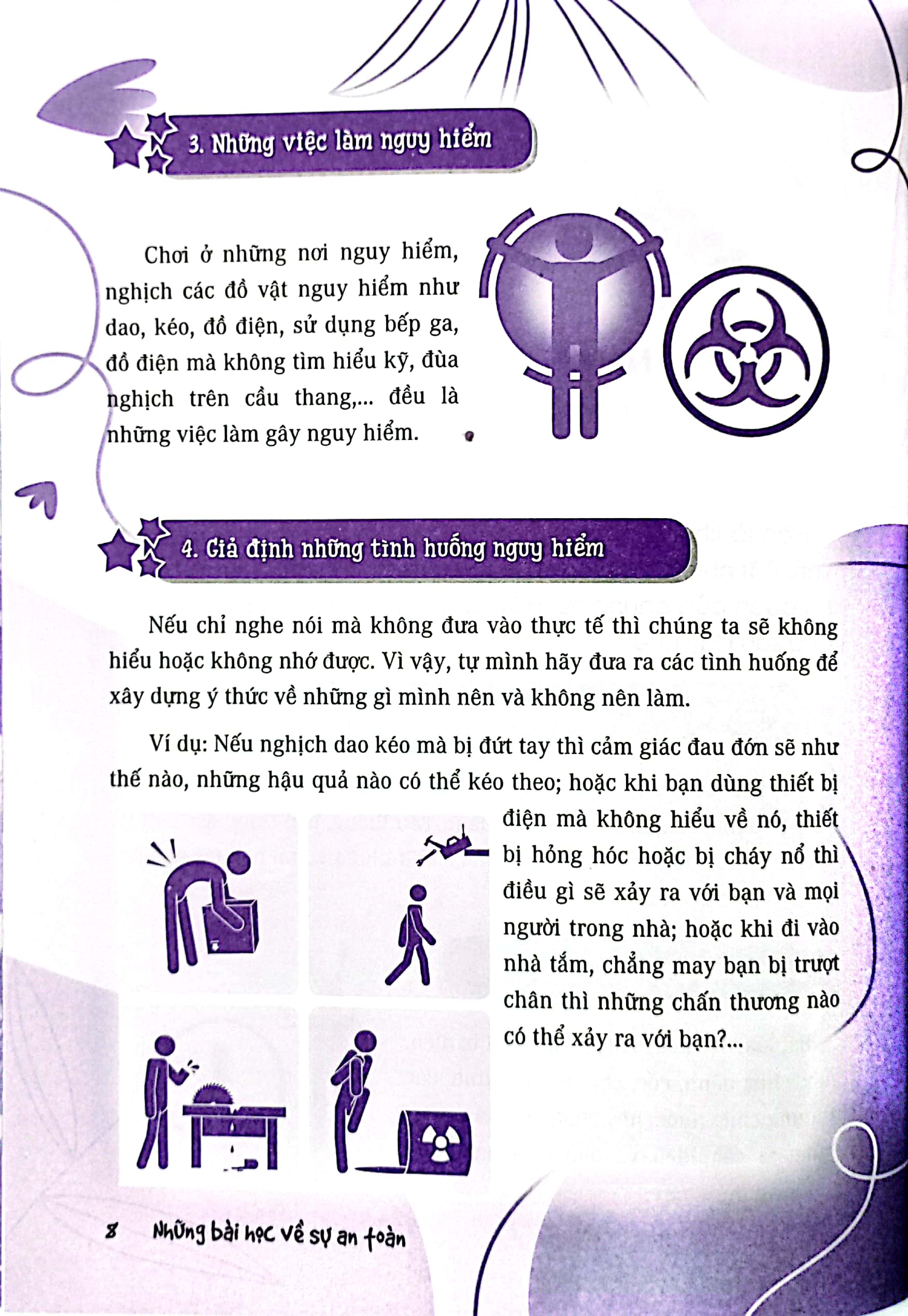 những bài học về sự an toàn - kỹ năng an toàn khi ở nhà