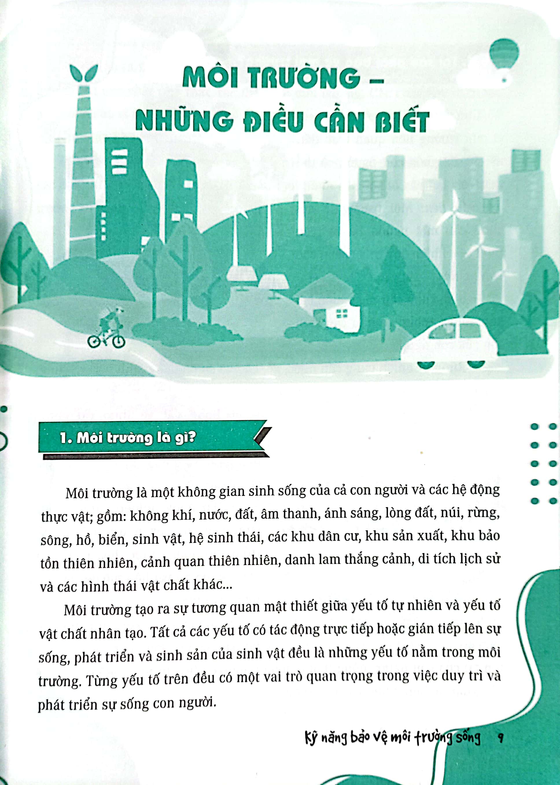 những bài học về sự an toàn - kỹ năng bảo vệ môi trường sống