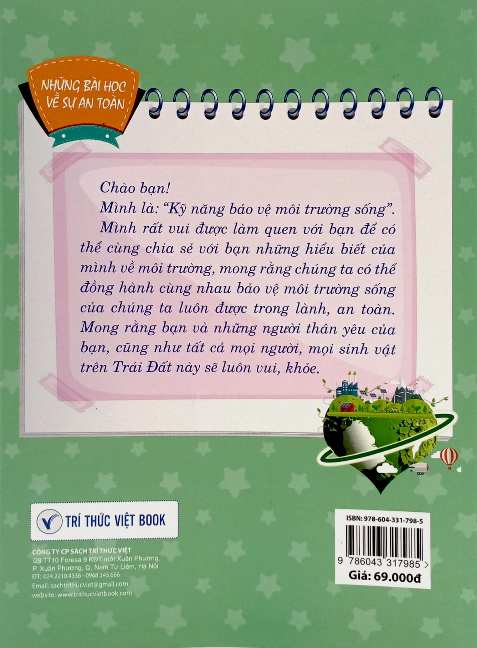 những bài học về sự an toàn - kỹ năng bảo vệ môi trường sống