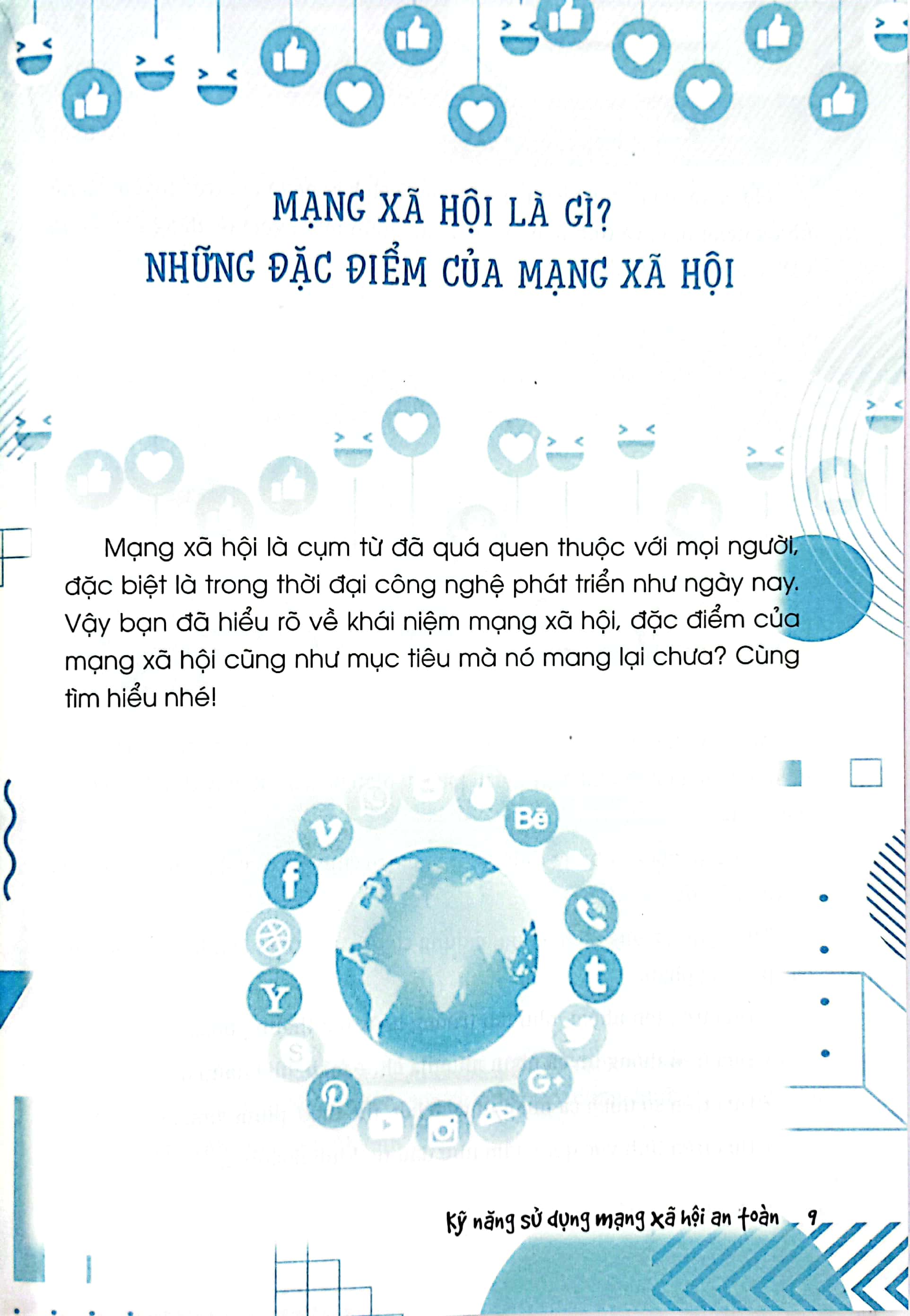 những bài học về sự an toàn- kỹ năng sử dụng mạng xã hội an toàn