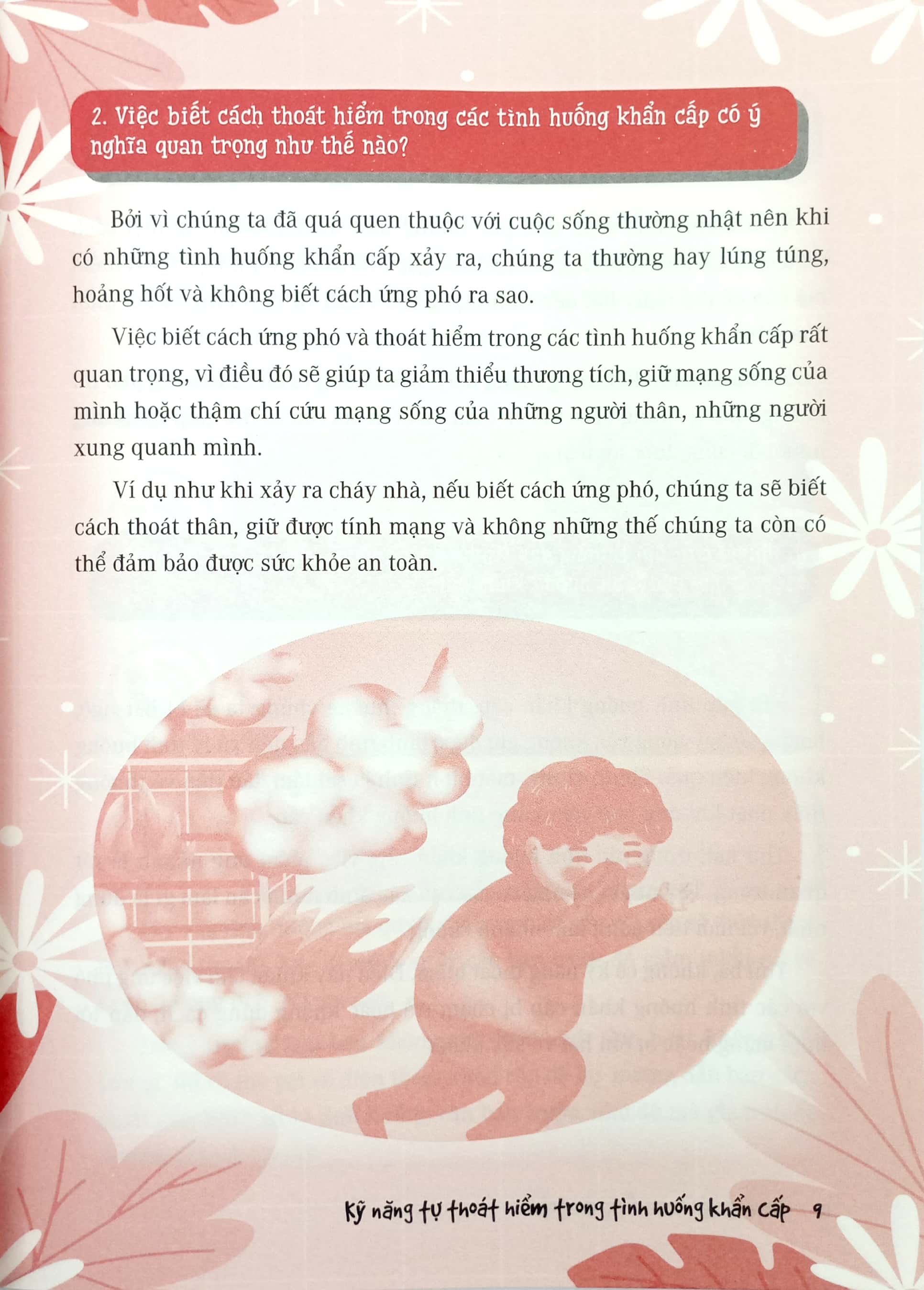 những bài học về sự an toàn - kỹ năng tự thoát hiểm trong tình huống khẩn cấp (dành cho học sinh)