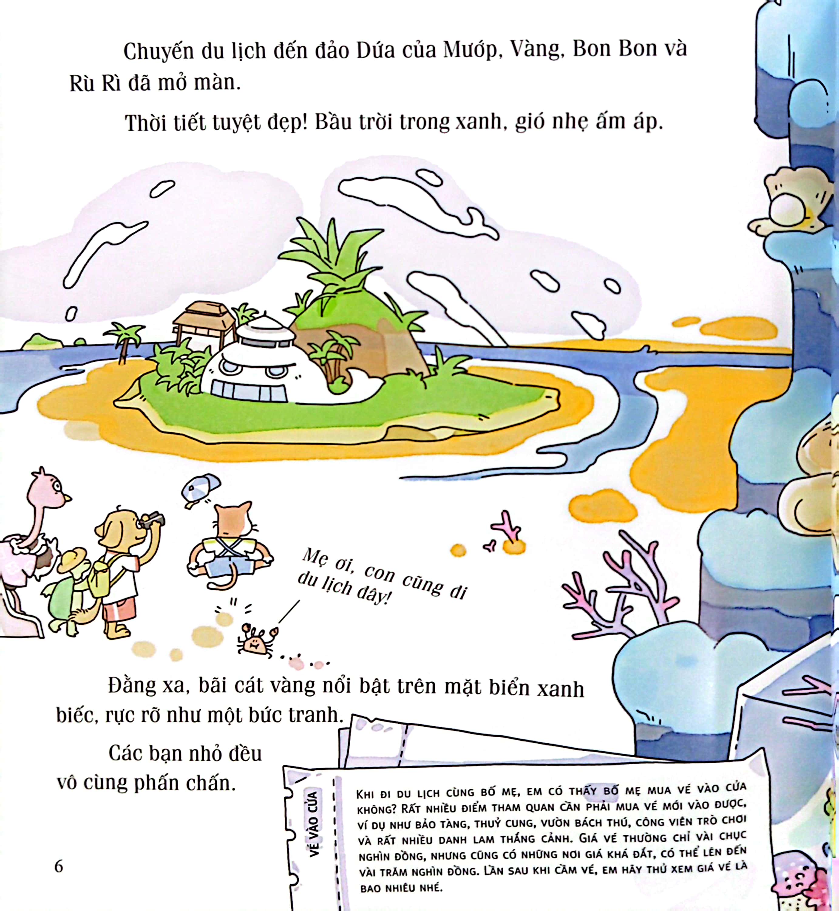 những bài học về tiền bạc dành cho trẻ em - đi du lịch có mất tiền không?