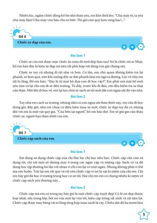 những bài làm văn mẫu 2 (cánh diều)