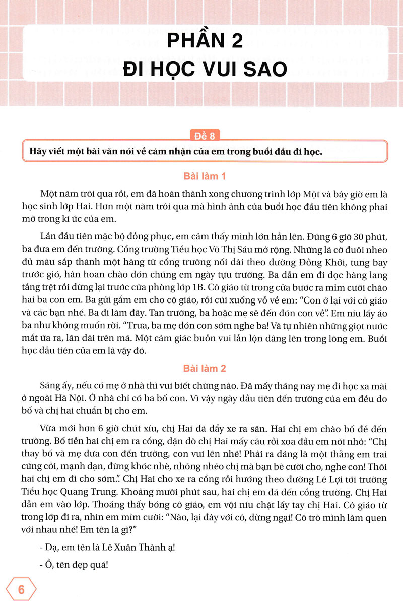 những bài làm văn mẫu 2 (kết nối)