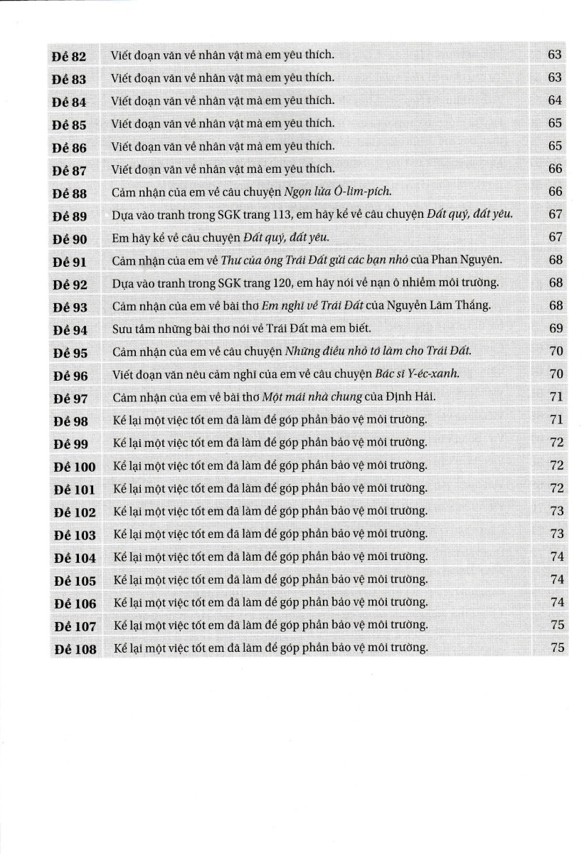 những bài làm văn mẫu 3 - tập 2 (kết nối)