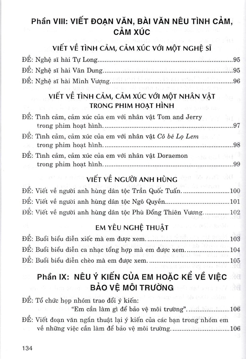 những bài làm văn mẫu 4 (dùng chung cho các bộ sgk hiện hành)