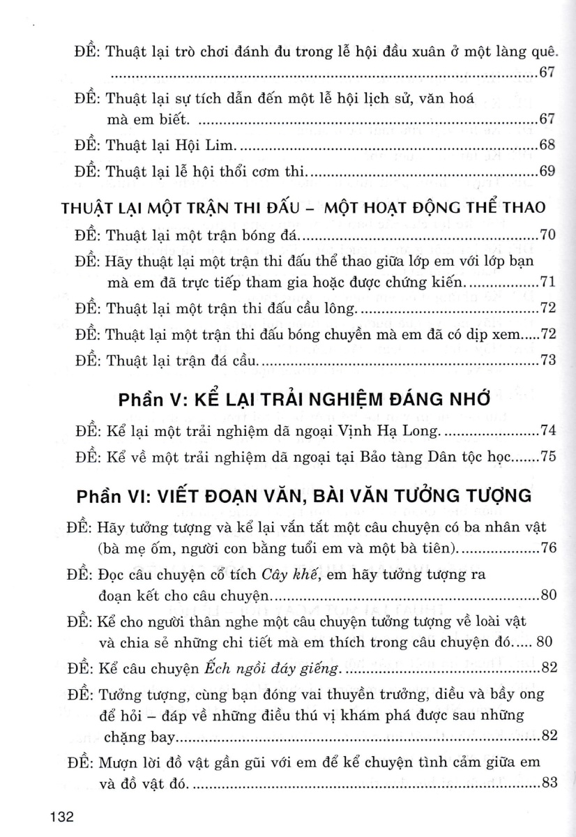 những bài làm văn mẫu 4 (dùng chung cho các bộ sgk hiện hành)