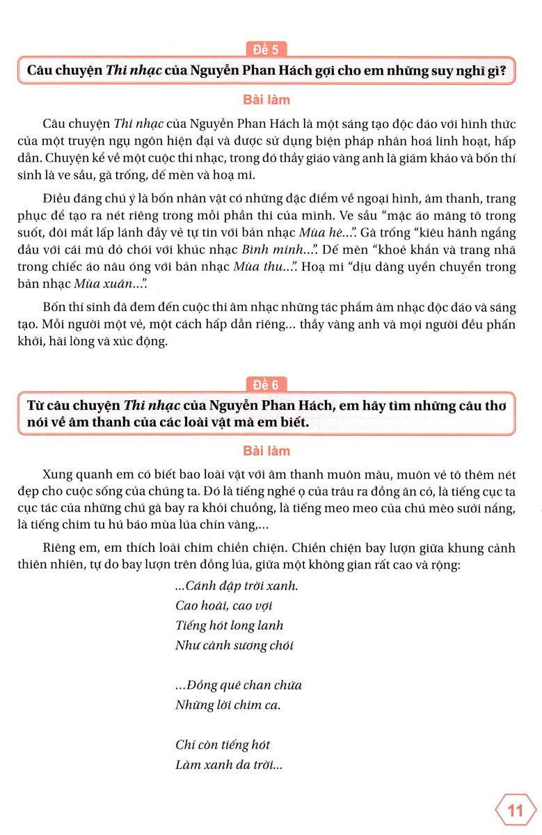 những bài làm văn mẫu 4 - tập 1 (kết nối)