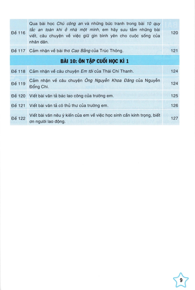 những bài làm văn mẫu 5 - tập 1 (cánh diều)