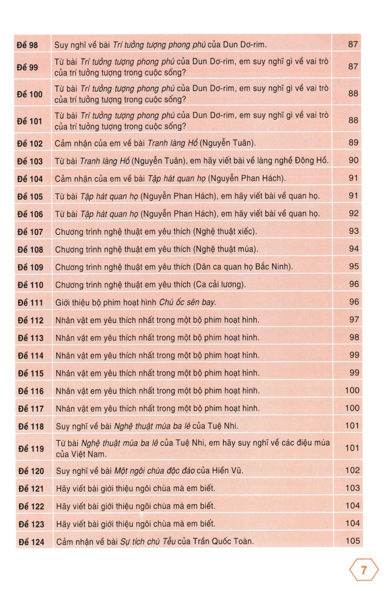 những bài làm văn mẫu 5 - tập 1 (kết nối)