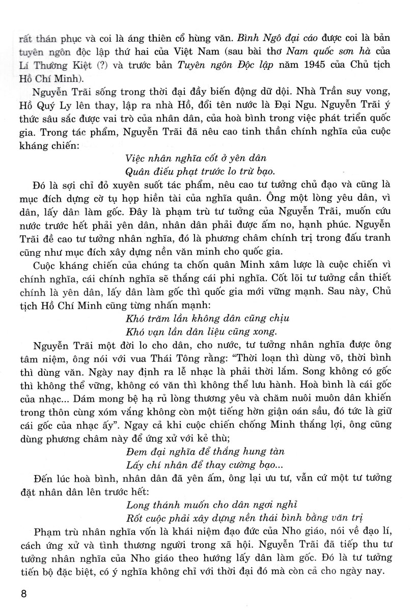 những bài làm văn mẫu 8 (dùng chung cho các bộ sgk hiện hành)