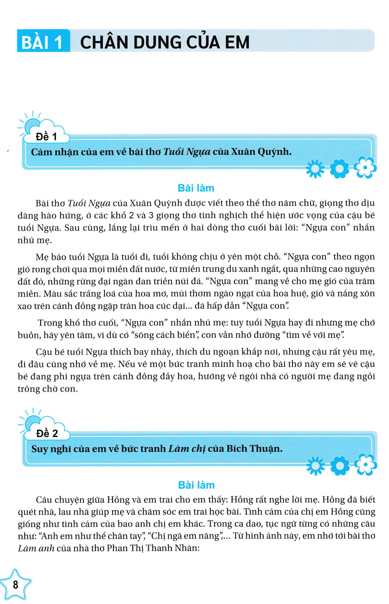 những bài làm văn mẫu lớp 4 tập 1 (cánh diều)