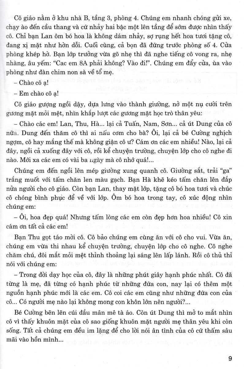 những bài làm văn tiêu biểu 8 (dùng chung cho các bộ sgk hiện hành)