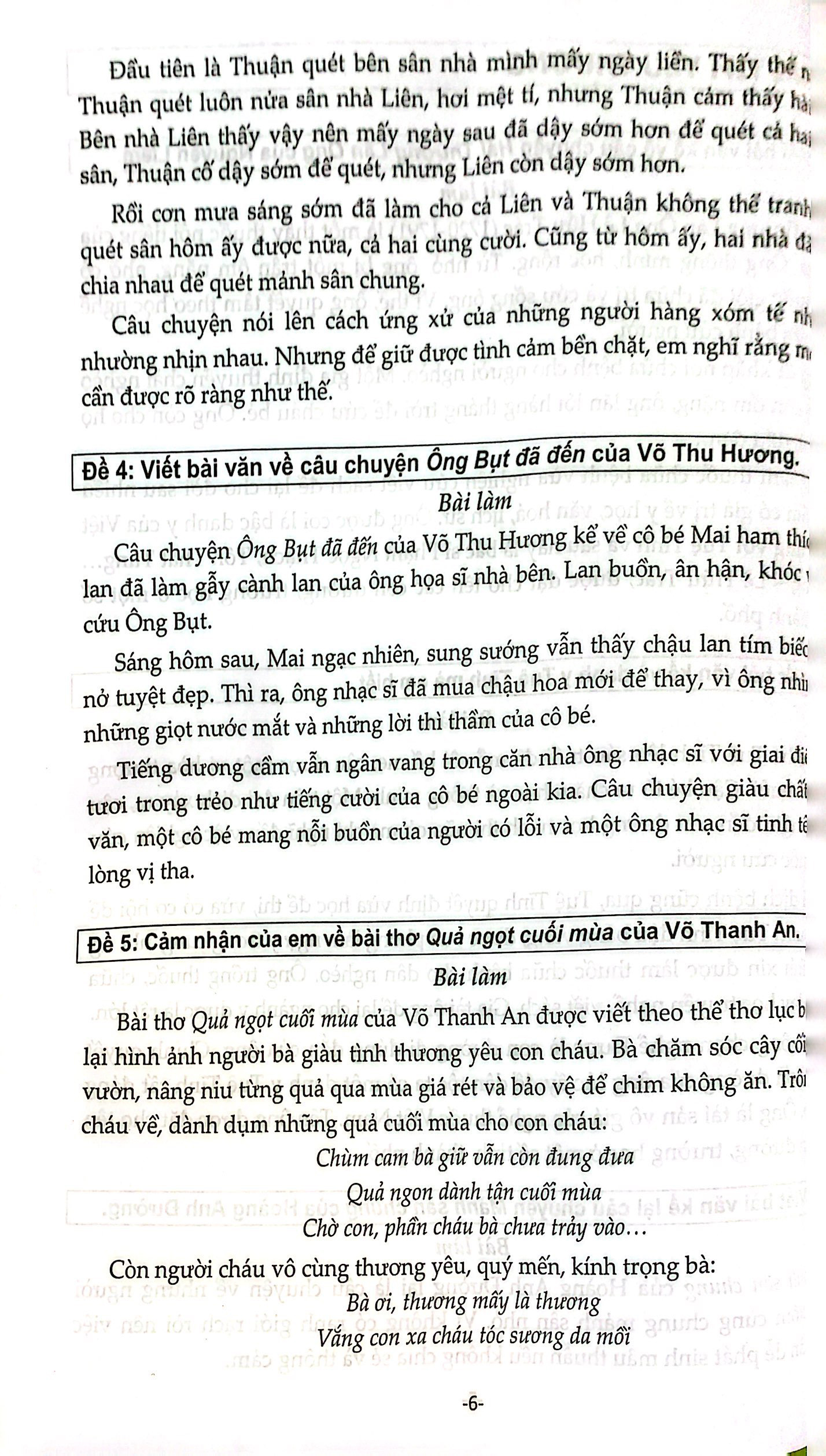 những bài văn chọn lọc 4