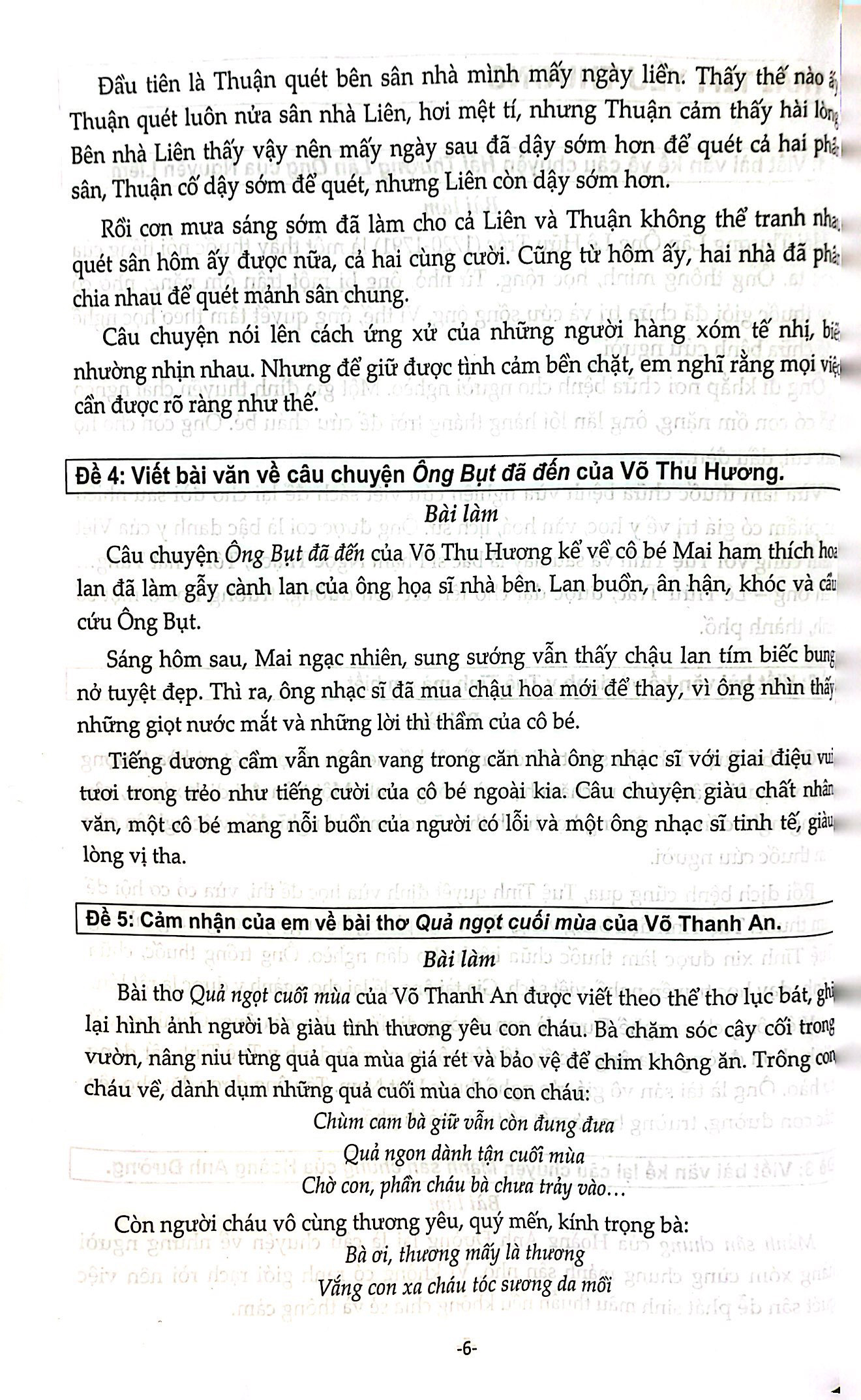 những bài văn chọn lọc 4