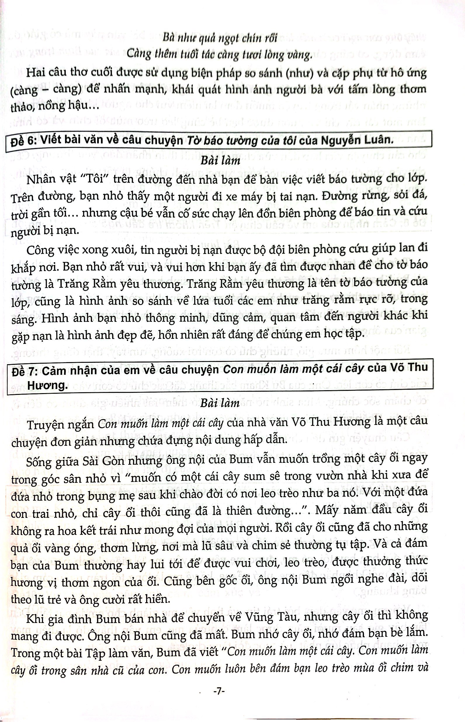 những bài văn chọn lọc 4