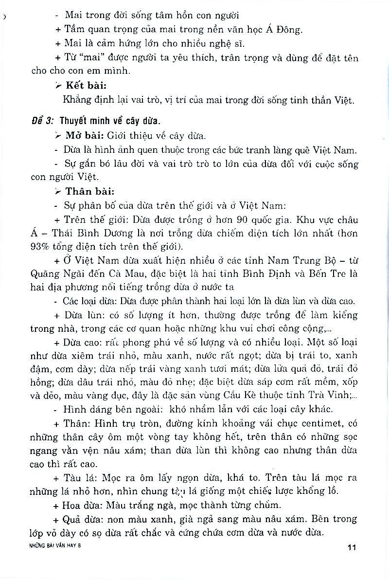 những bài văn hay 8