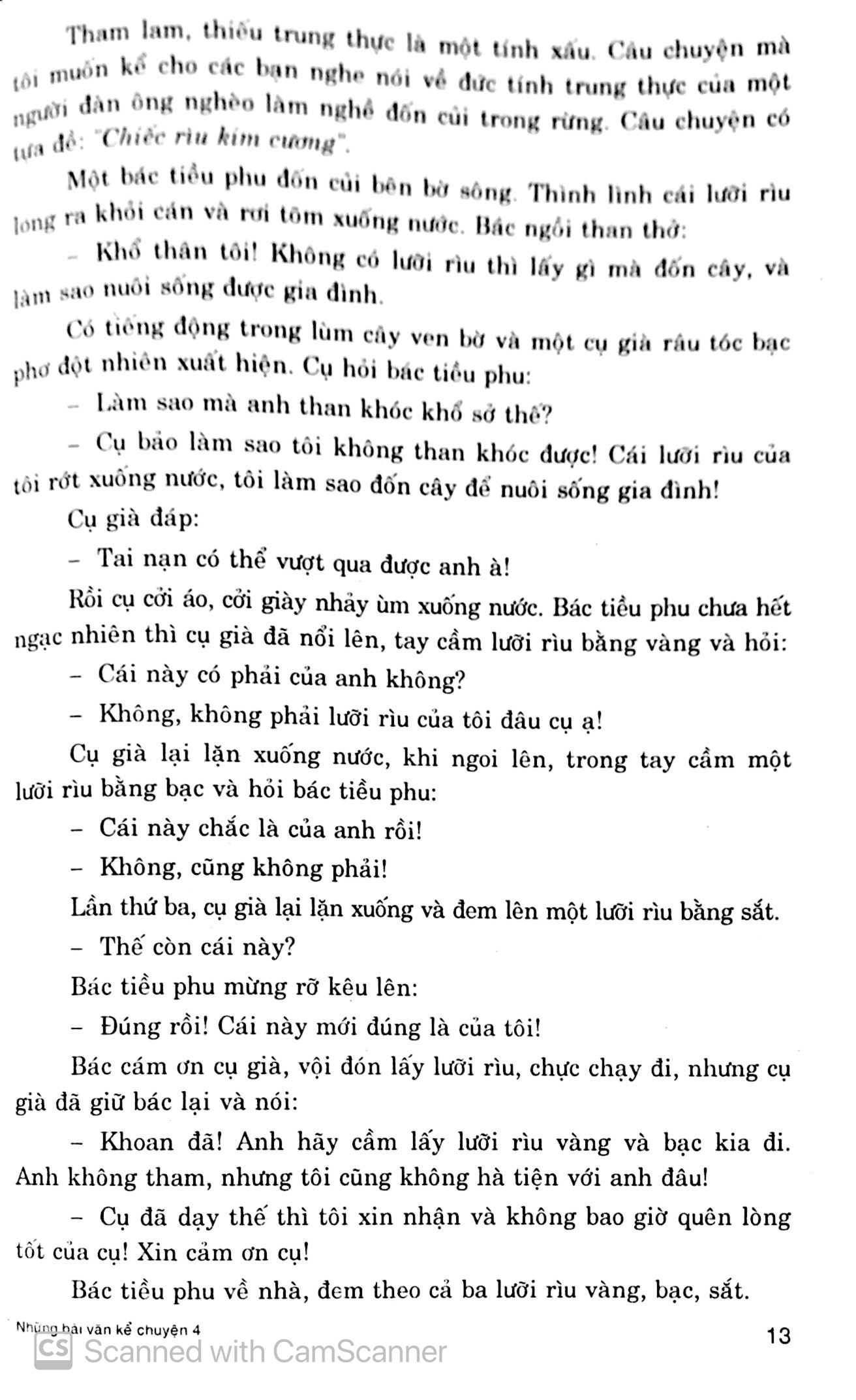 những bài văn kể chuyện 4