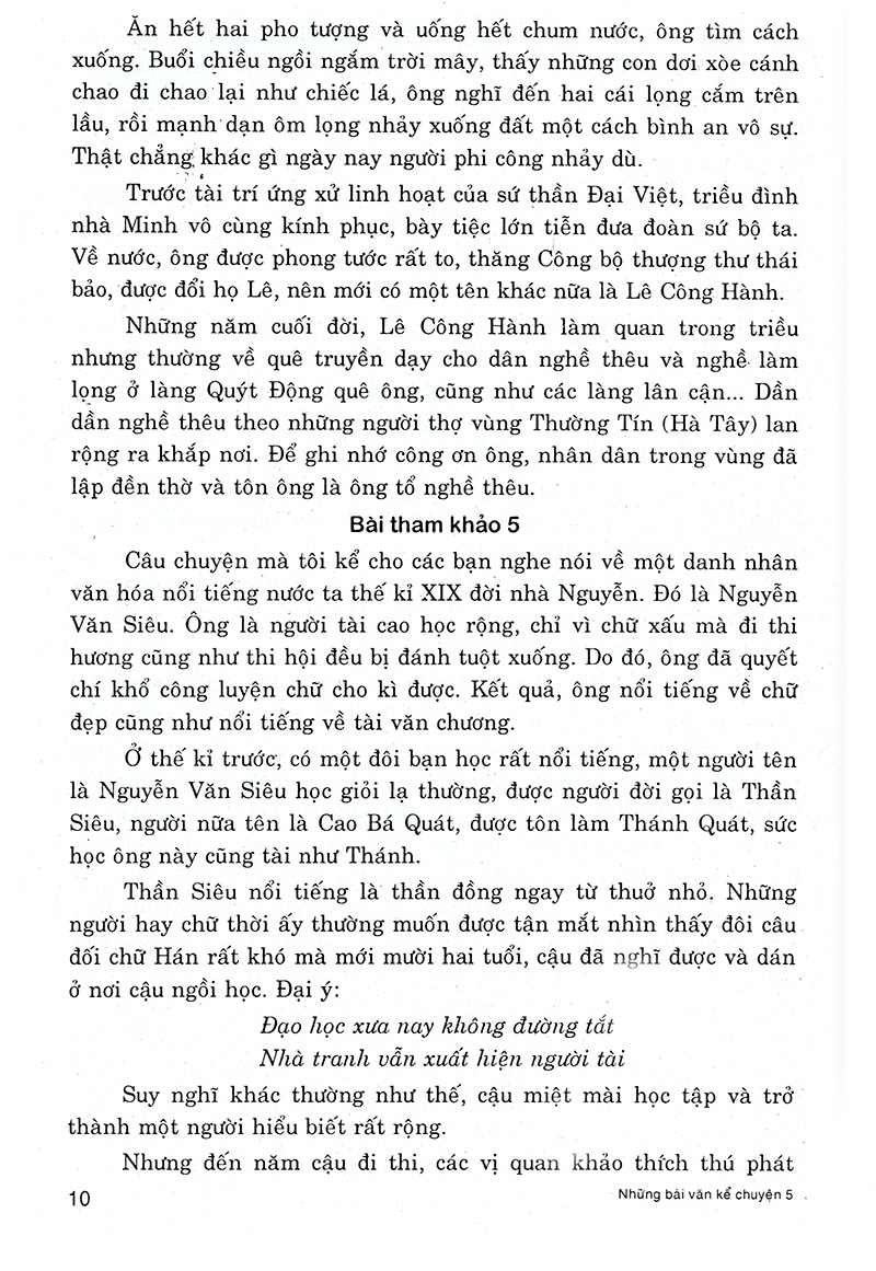 những bài văn kể chuyện 5