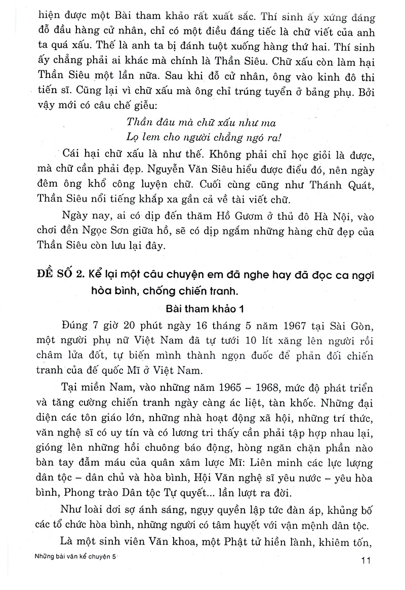 những bài văn kể chuyện 5