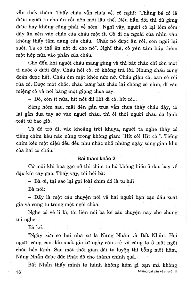 những bài văn kể chuyện 5