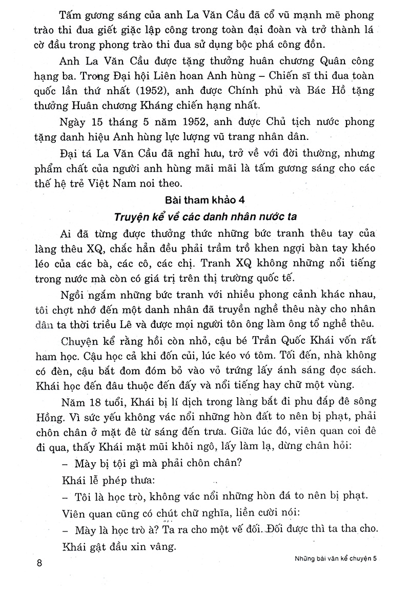 những bài văn kể chuyện 5