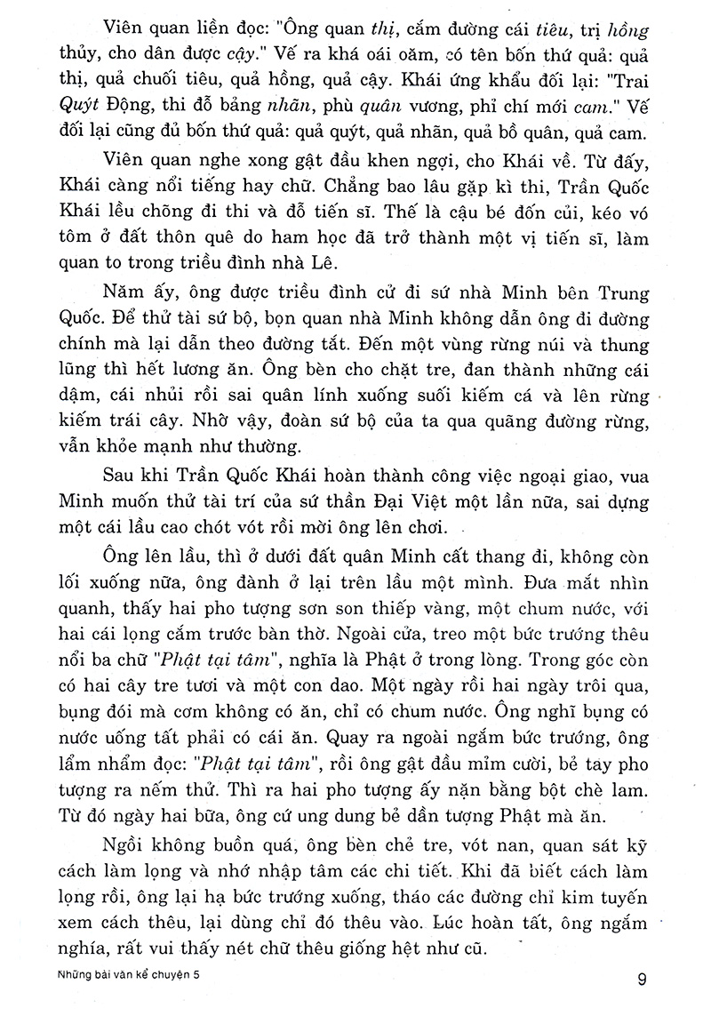 những bài văn kể chuyện 5