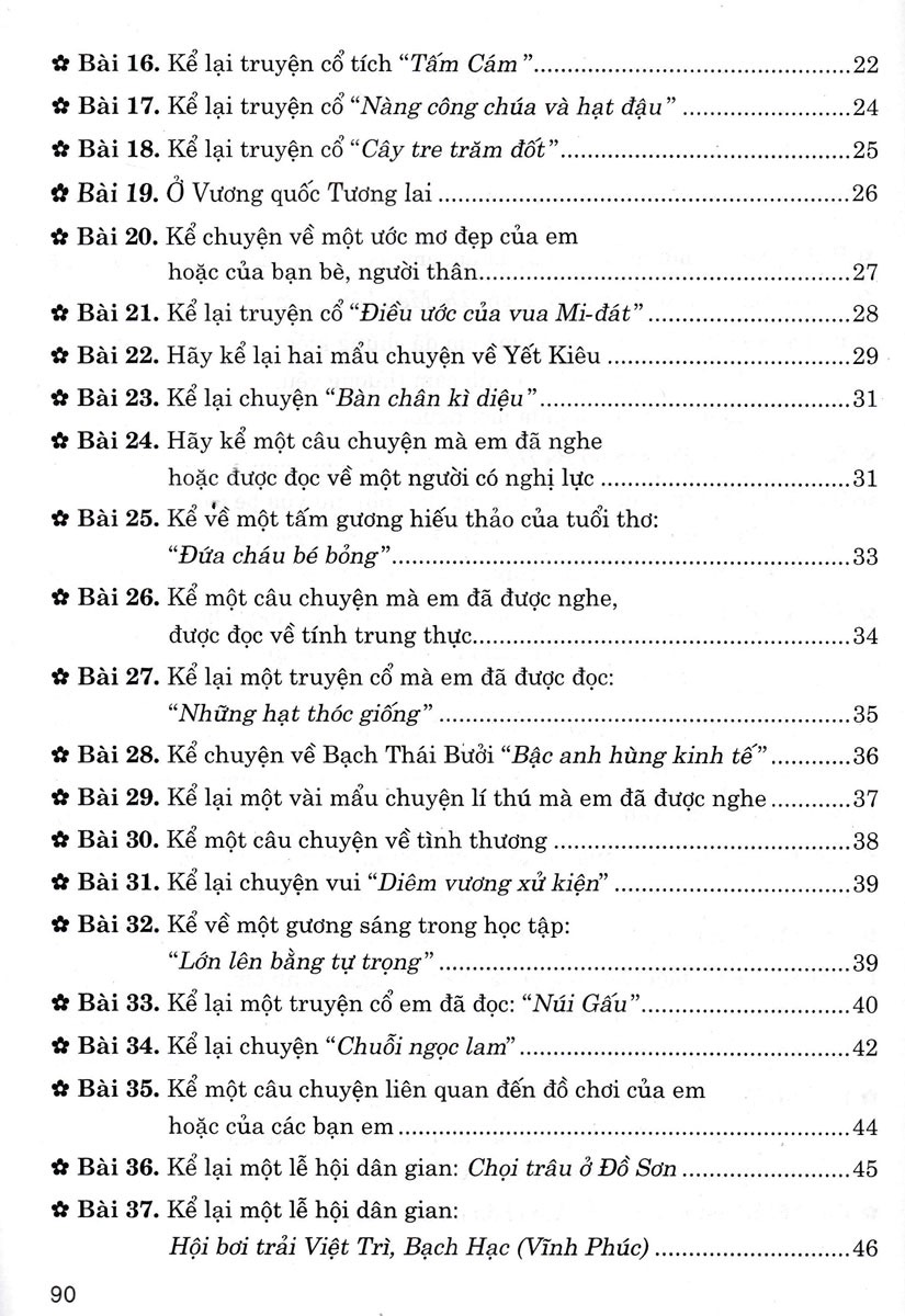 những bài văn kể chuyện lớp 4 (dùng chung cho các bộ sgk hiện hành)