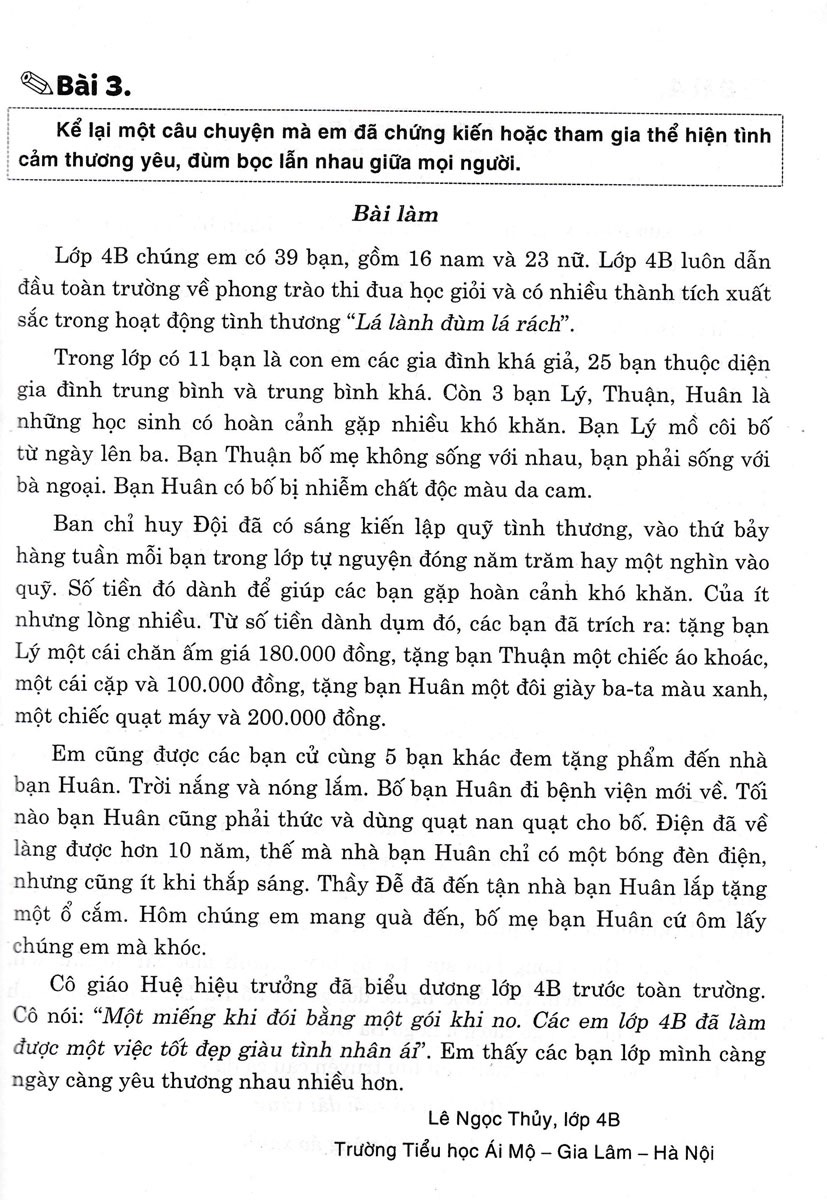 những bài văn kể chuyện lớp 4 (dùng chung cho các bộ sgk hiện hành)