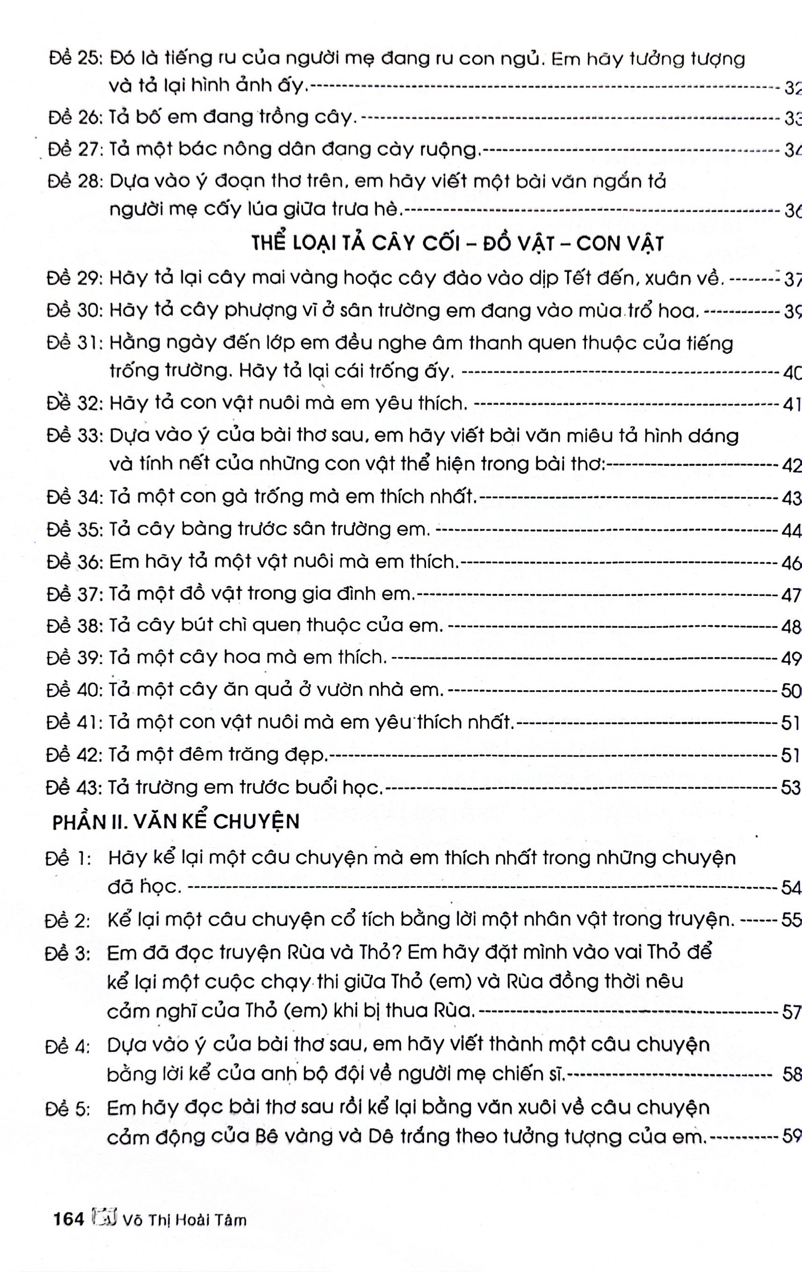 những bài văn mẫu 5 (theo chương trình gdpt mới)