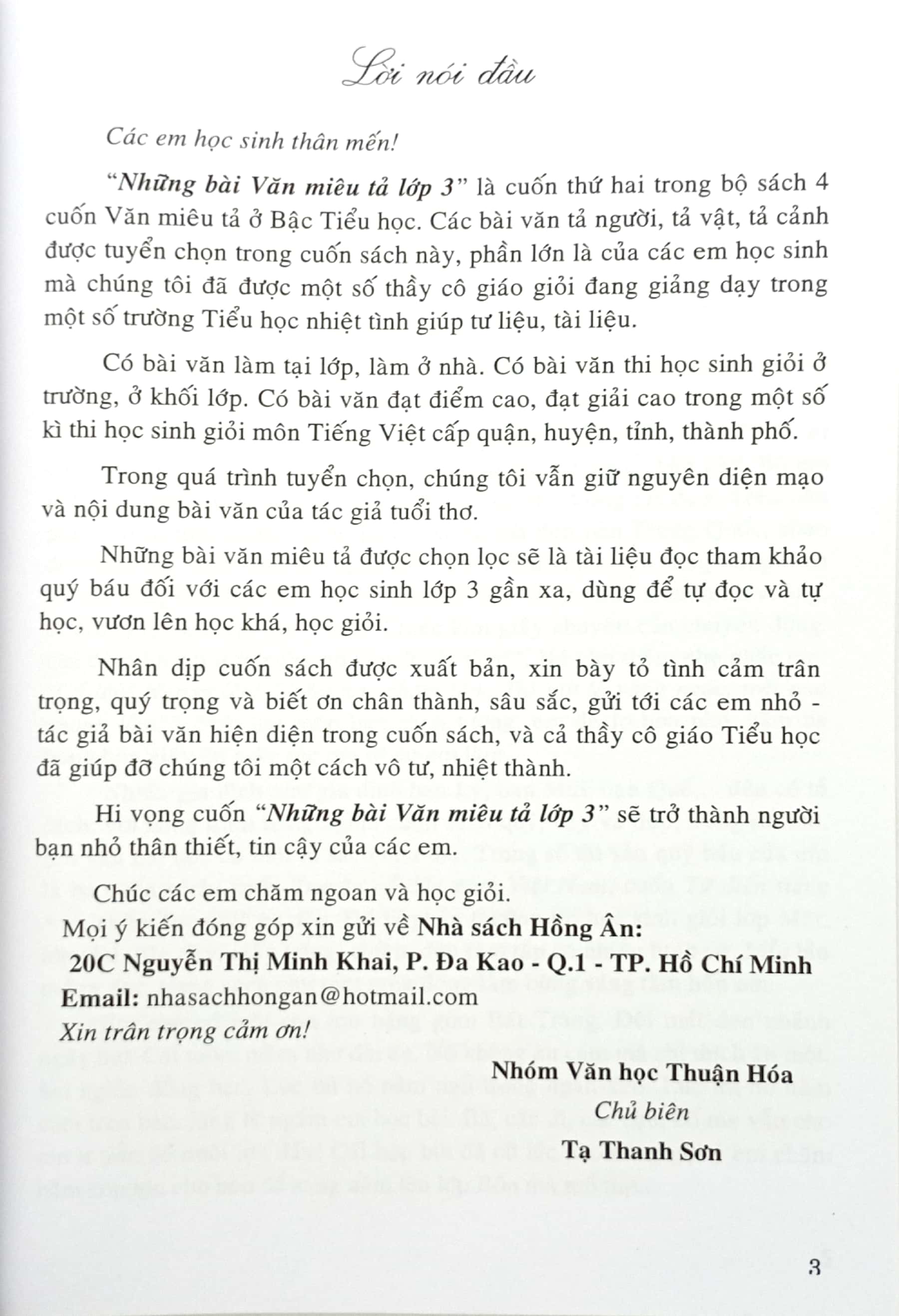 những bài văn miêu tả 3 (dùng chung cho các bộ sgk hiện hành) (tái bản 2022)