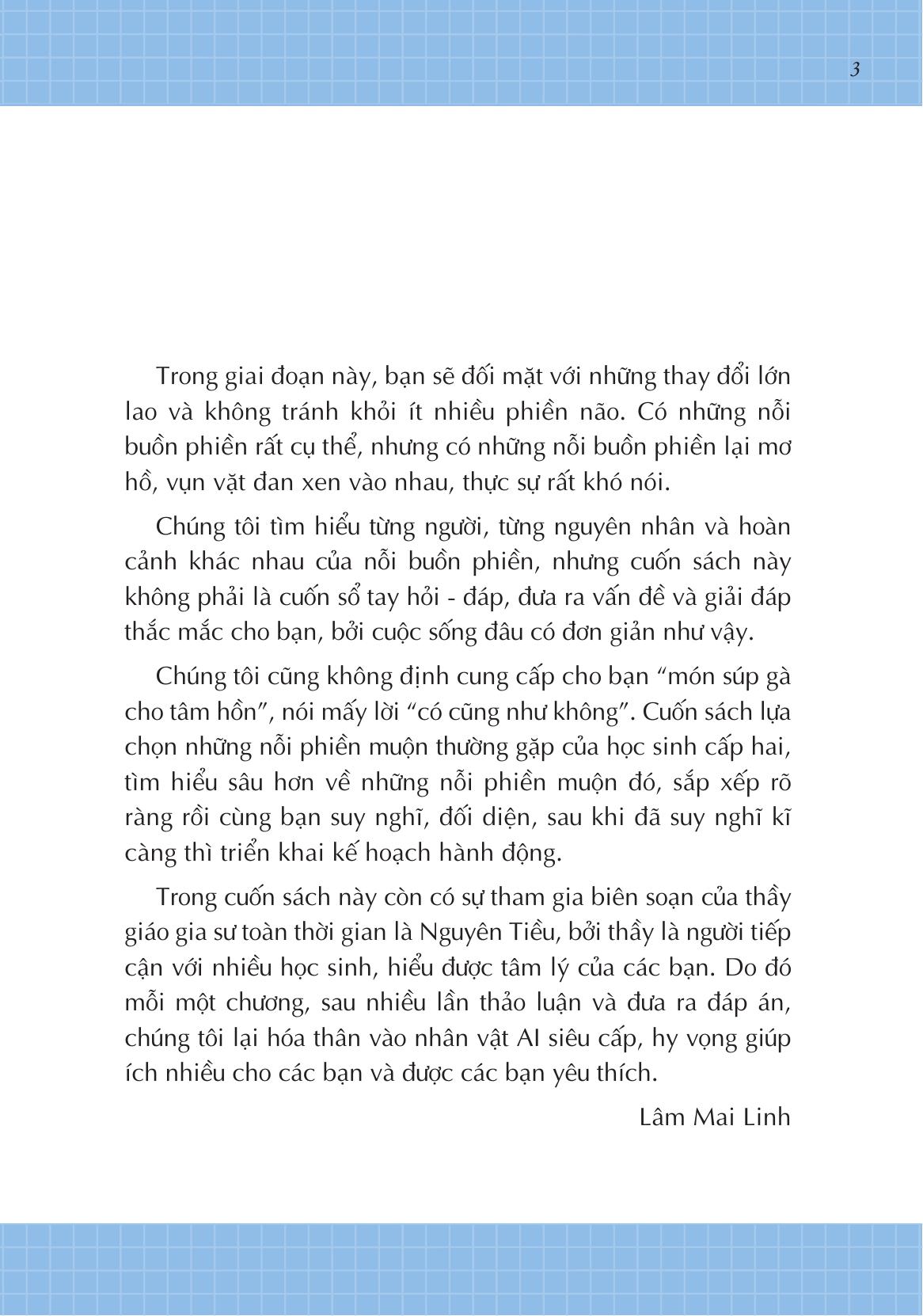 Nhung Ban Khoan Cua Hoc Sinh Trung Hoc - Cung AI Giai Kho