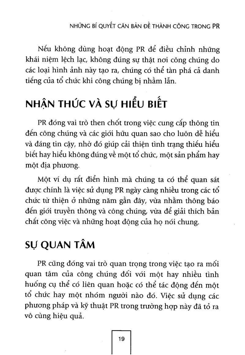 những bí quyết căn bản để thành công trong pr (tái bản 2012)