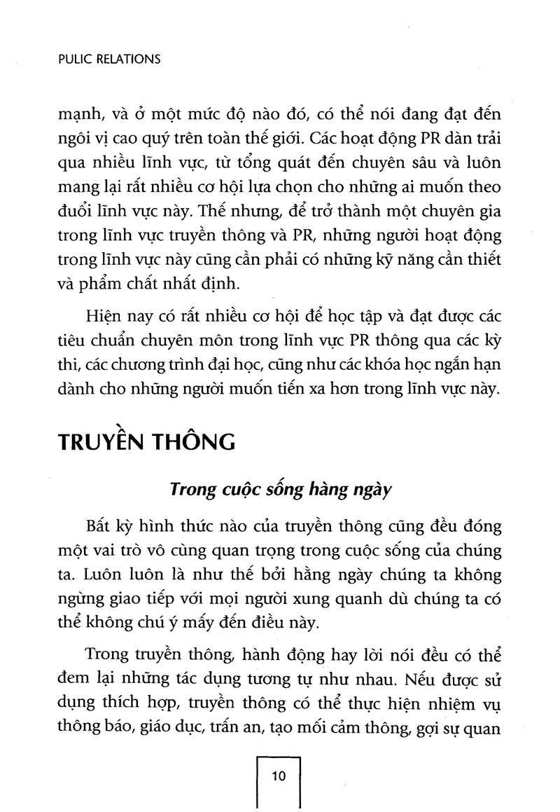 những bí quyết căn bản để thành công trong pr (tái bản 2012)