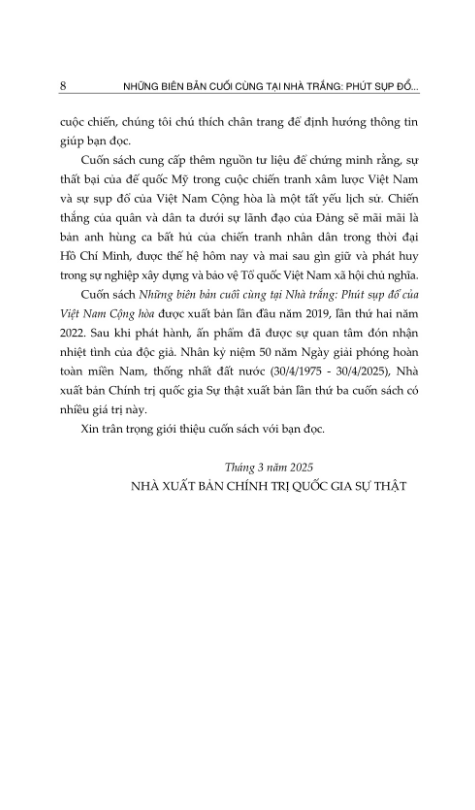 những biên bản cuối cùng tại nhà trắng - phút sụp đổ của việt nam cộng hòa