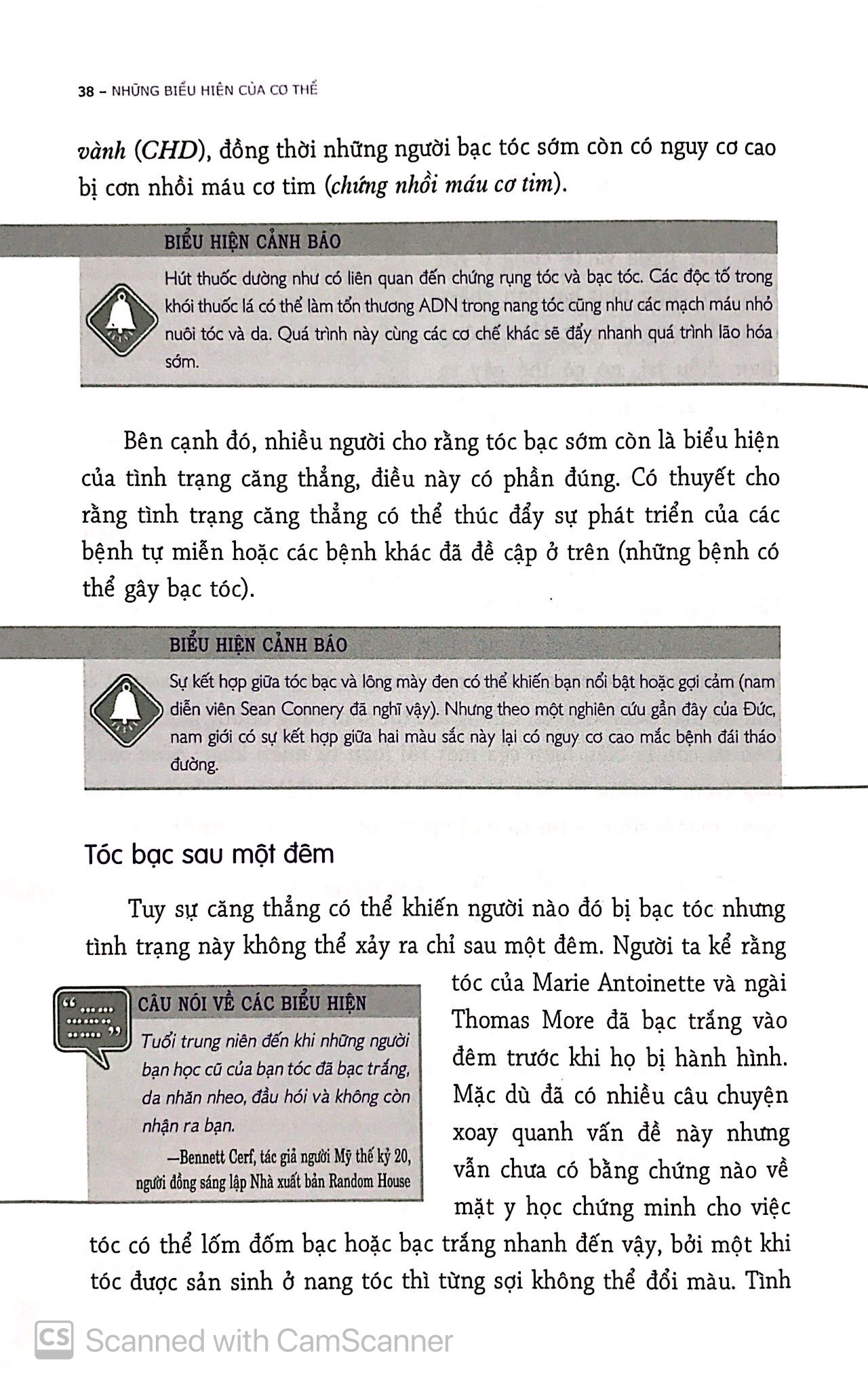 những biểu hiện của cơ thể