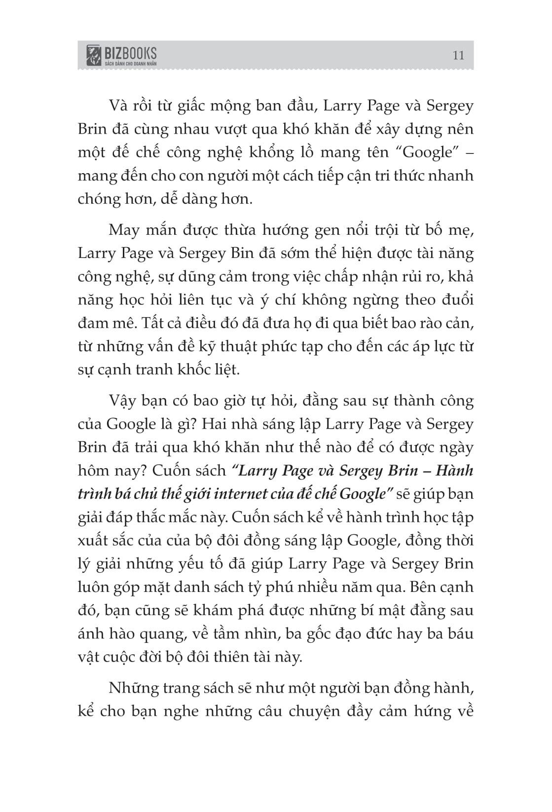 Nhung Bo Oc Ty Do - Larry Page Va Sergey Brin - Hanh Trinh Ba Chu The Gioi Internet Cua De Che Google