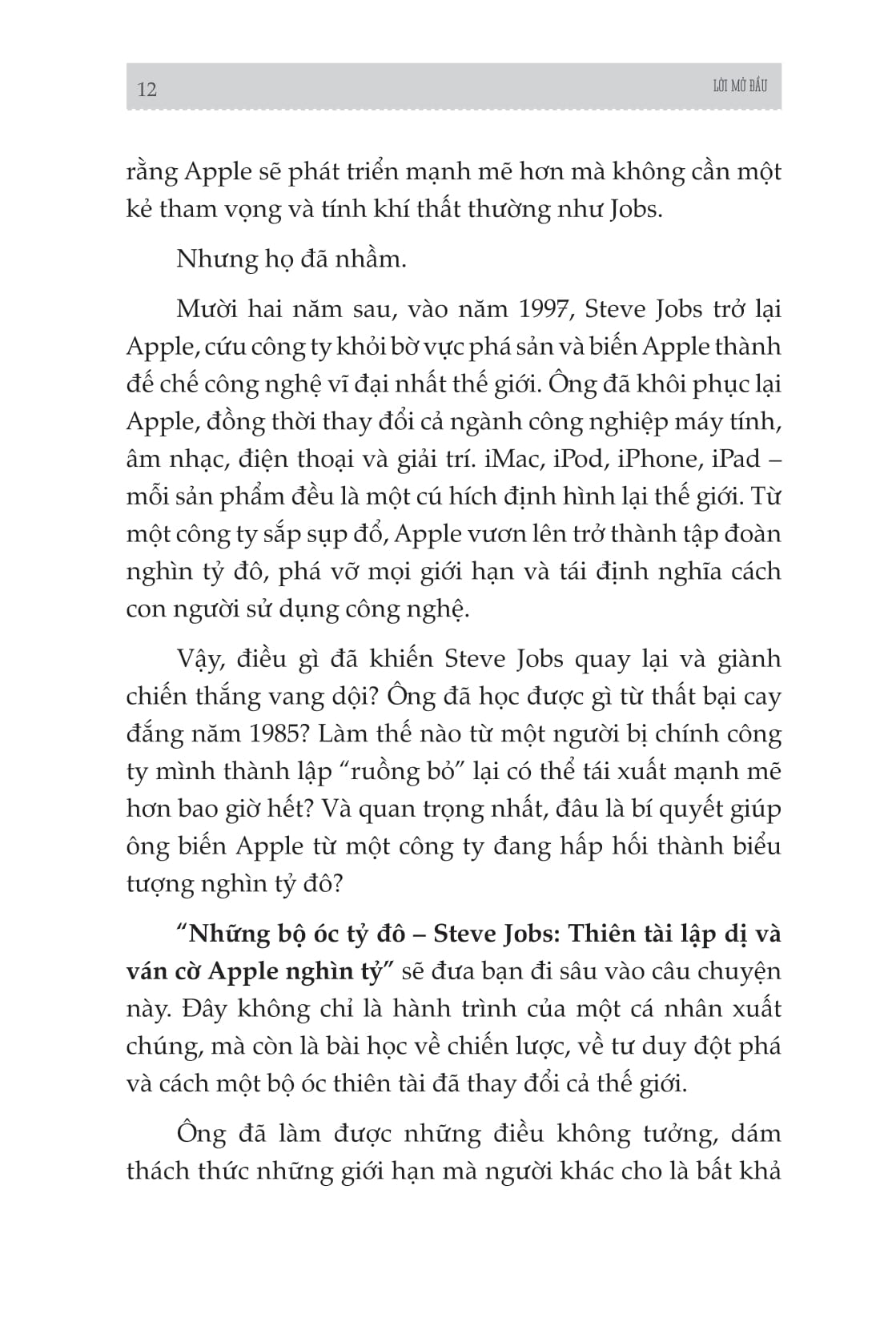 Nhung Bo Oc Ty Do - Steve Jobs - Thien Tai Lap Di Va Van Co Apple Nghin Ty