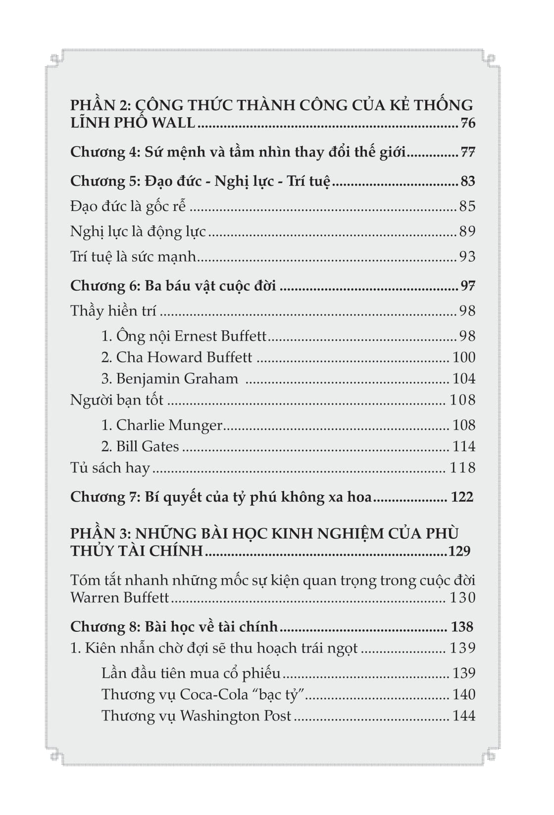 Nhung Bo Oc Ty Do - Warren Buffett - Nha Tien Tri Xu Omaha Va Tro Choi Tram Ty Cua Pho Wall