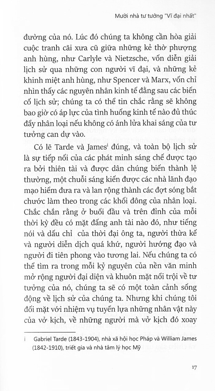 những bộ óc và những ý tưởng vĩ đại