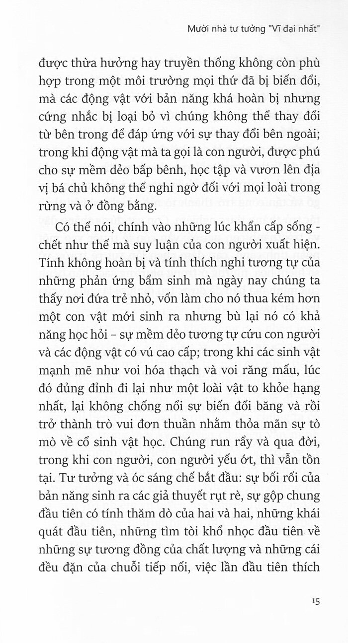 những bộ óc và những ý tưởng vĩ đại