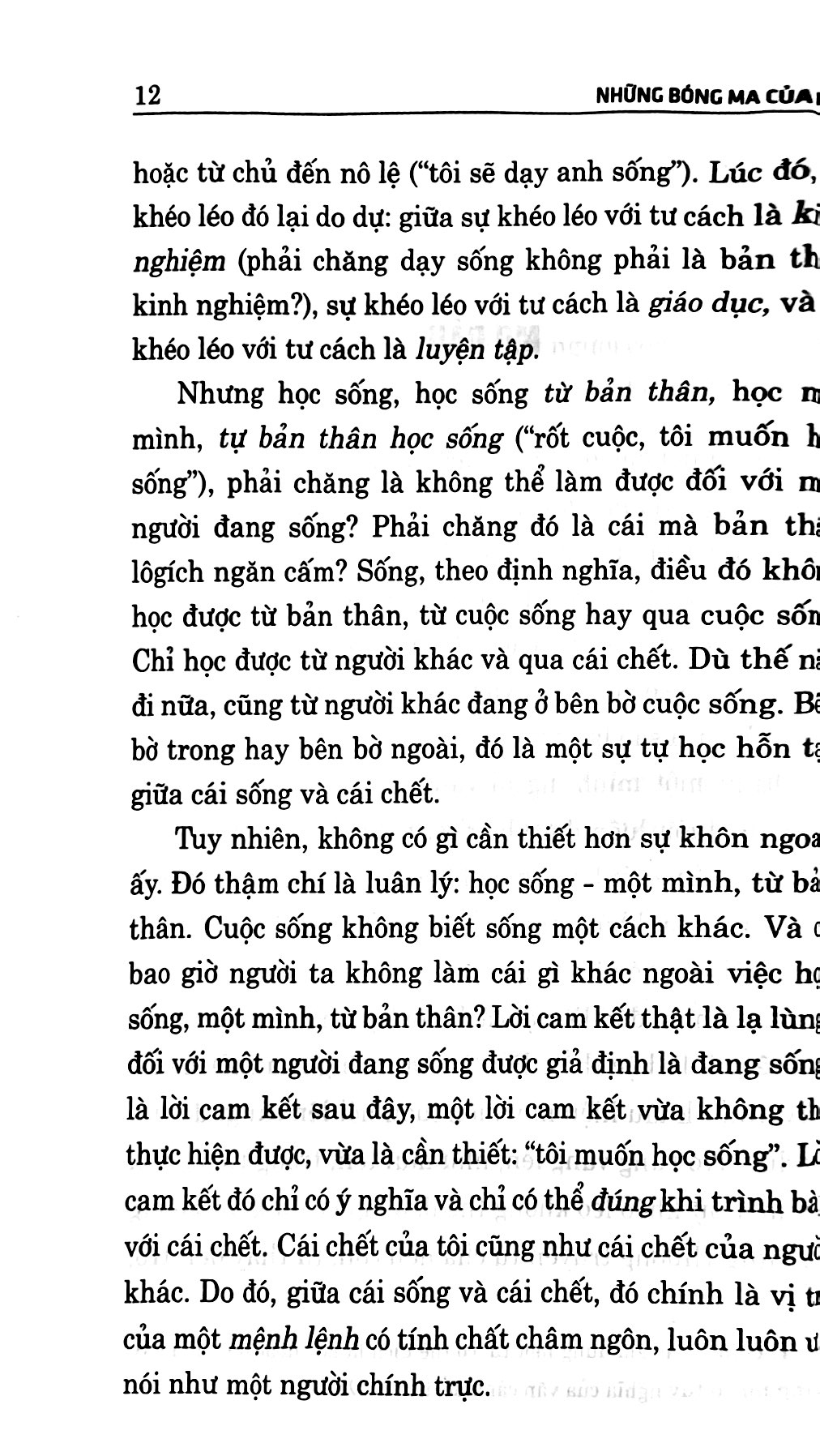 những bóng ma của mác