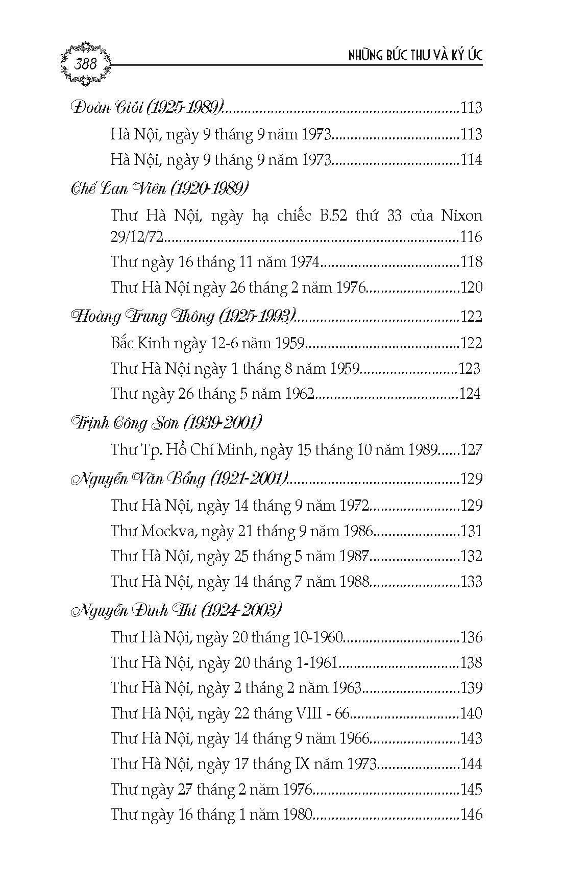 những bức thư và ký ức