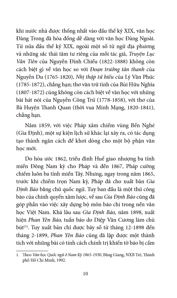 những bước đầu của báo chí truyện ngắn tiểu thuyết và thơ mới (1865-1932)