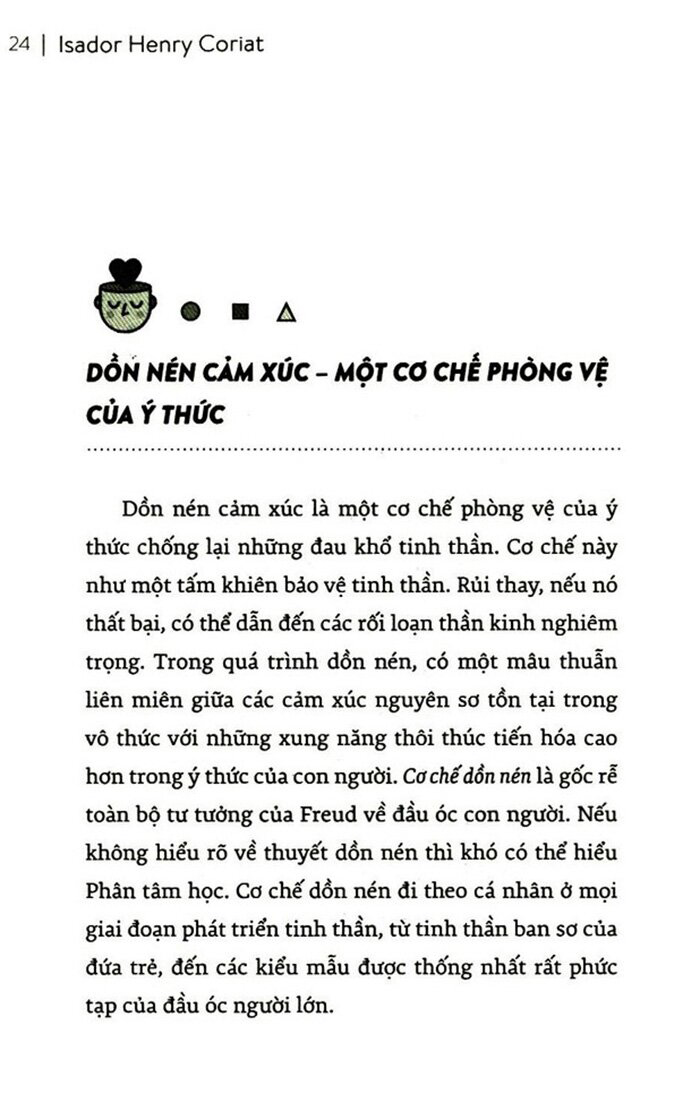 những cảm xúc bị dồn nén