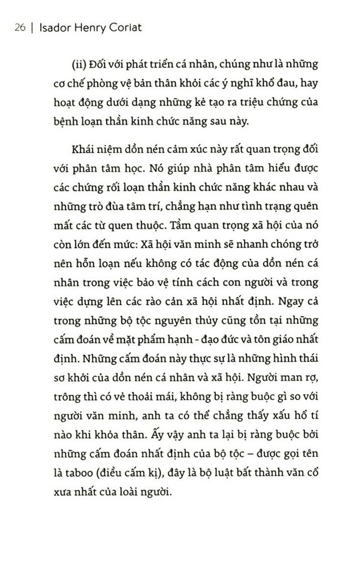 những cảm xúc bị dồn nén