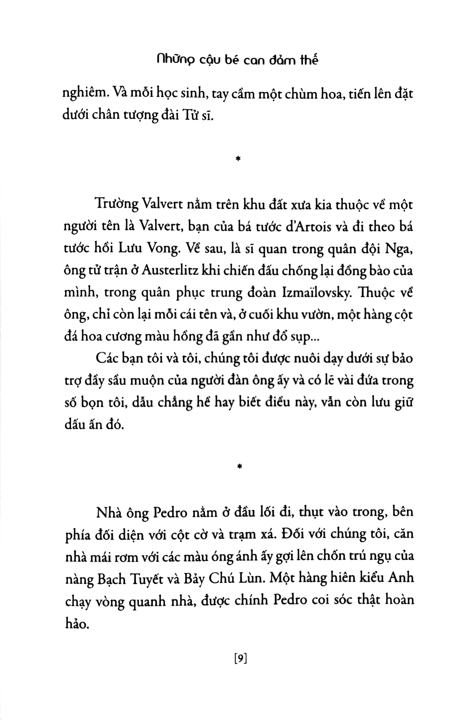 những cậu bé can đảm thế