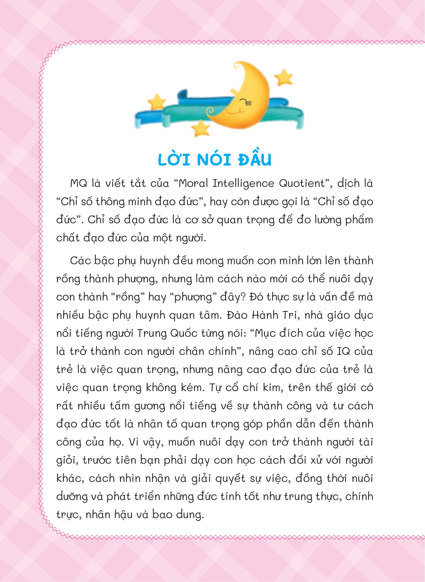 những câu chuyện bồi dưỡng chỉ số - mq - chỉ số đạo đức