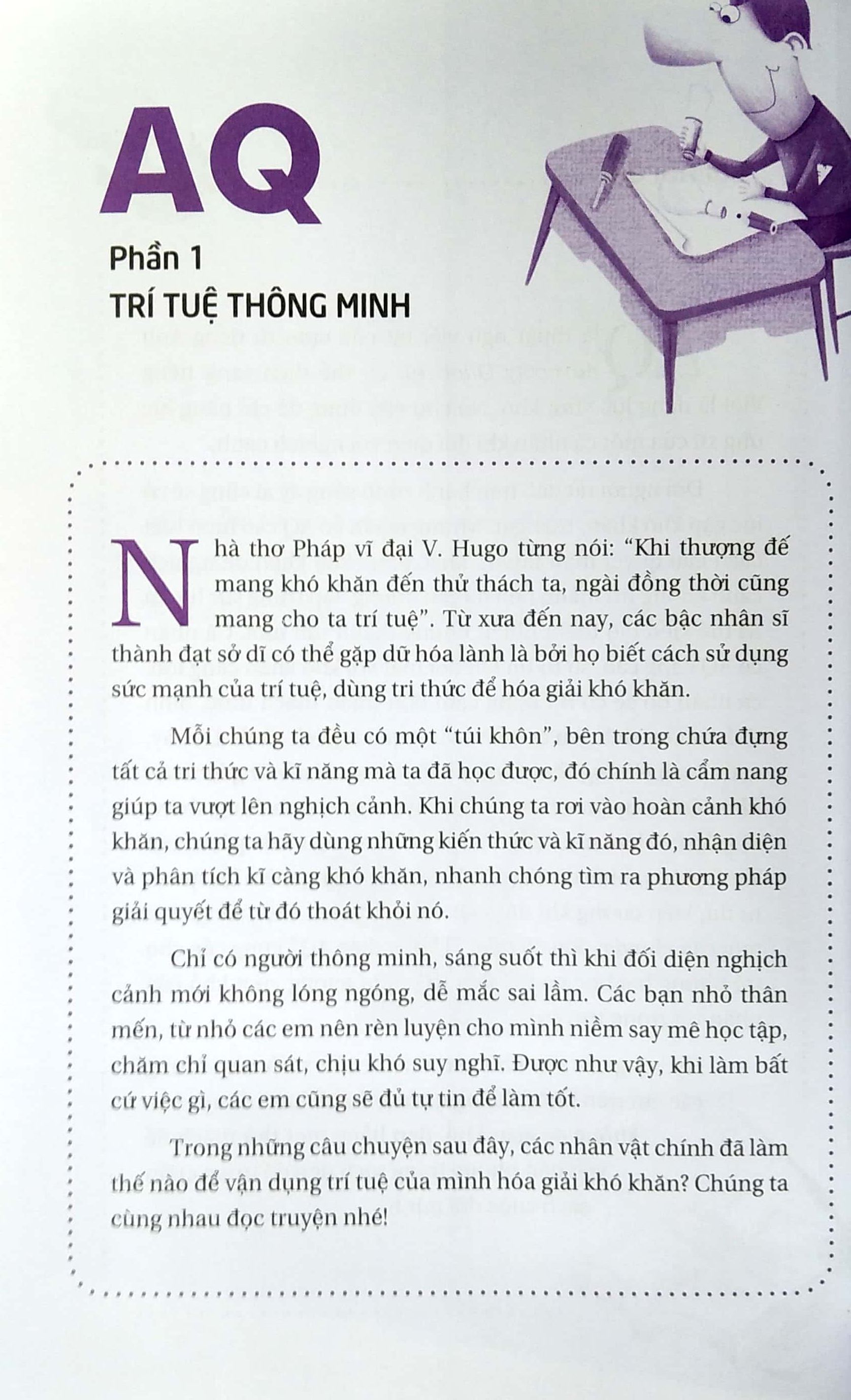 những câu chuyện bồi dưỡng chỉ số năng lực vượt khó aq